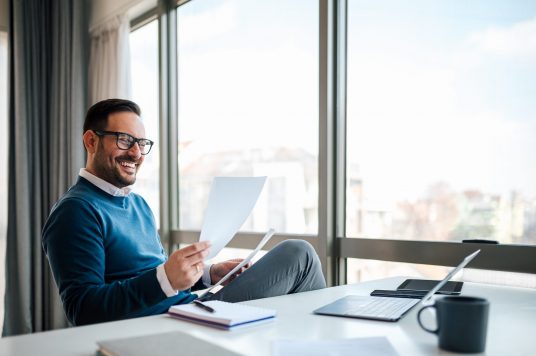 Man Reviewing Quote